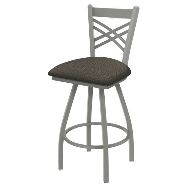 Holland Bar Stool Co 30" Swivel Bar Stool, Nickel Finish, Graph Chalice Seat X820 - main
